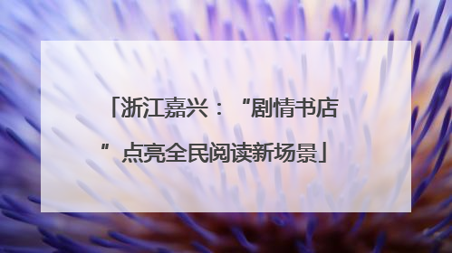 浙江嘉兴：“剧情书店”点亮全民阅读新场景